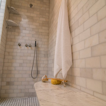 Capitol Hill Master Bath Shower bench