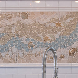Large Backsplash Mural for a Beautiful, Spacious Kitchen - Tile Murals
