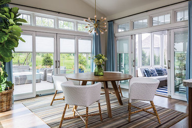 Dining room - contemporary dining room idea in Indianapolis