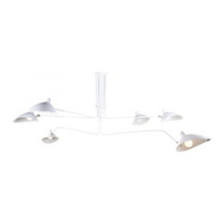 The Nicklas Six Arm Ceiling Lamp - Ceiling Lighting