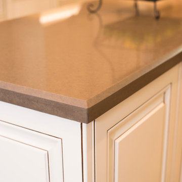 Caesar Stone in Lagos Azule with Beveled Edge Counter Top