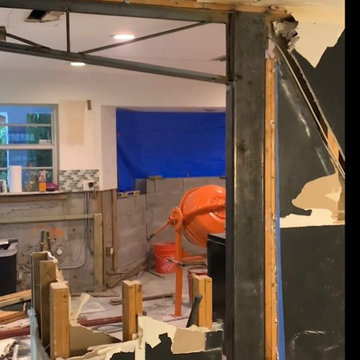 LOAD BEARING PARTITION REPLACEMENT BY STEEL STRUCTURE