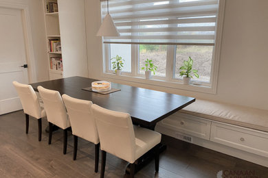 Dining room - transitional dining room idea in Toronto