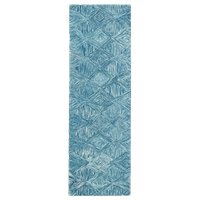 Nourison Linked 2'3" x 7'6" Marine Modern Indoor Area Rug