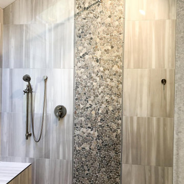 Modern Master Bathroom with Skylight