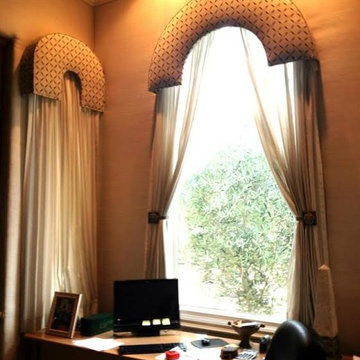 Our Work: Cornice Boxes; Wall Upholstery
