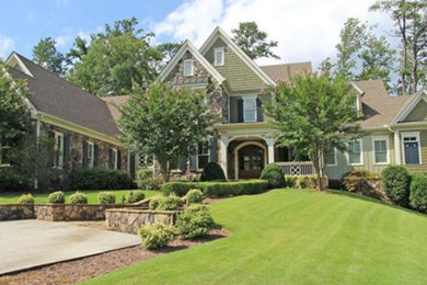 Inspiration for a craftsman exterior home remodel in Atlanta