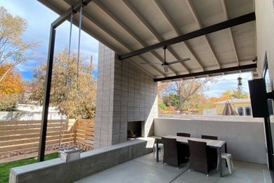 Home design - contemporary home design idea in Albuquerque