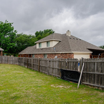 Side By Side Cedar Fence Replacement