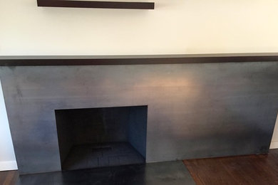 Inspiration for a modern living room remodel in Seattle