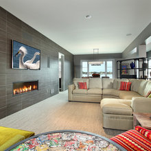 family room- basement