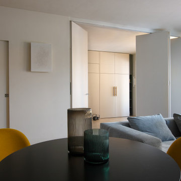 Appartamento flessibile con parete mobile e terrazzo abitabile – Milano Magenta
