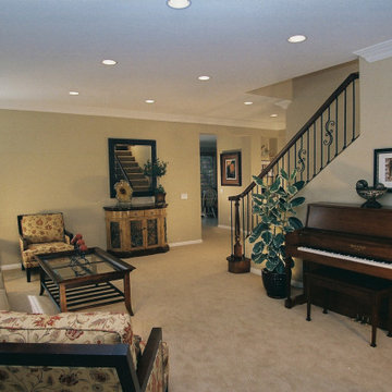 AFTER - New ceiling at stairwell