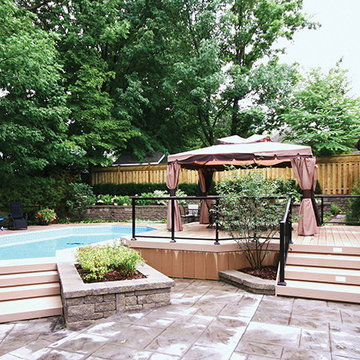 decks with pools.
