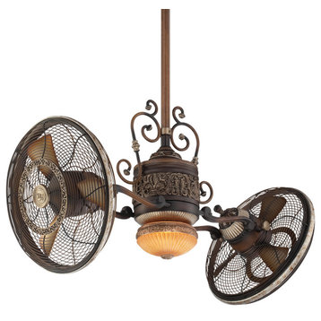 Minka Aire Traditional Gyro LED 42" Ceiling Fan With Wall Control