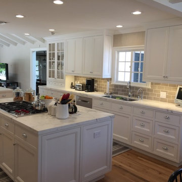 Beaded Face Frame Inset Doors Kitchen
