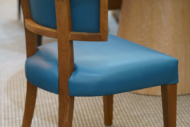 Bespoke Beth Dining Chair with Timber detail