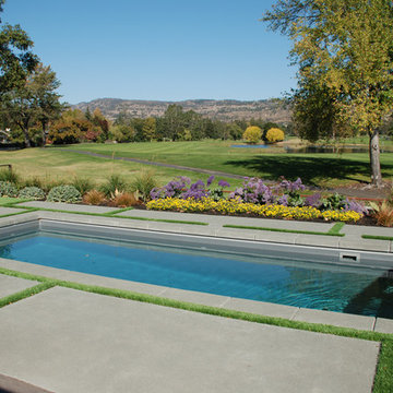 Napa golf course edge contemporary