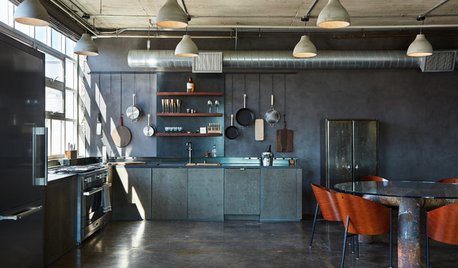 New This Week: 3 Industrial-Inspired Loft Kitchens