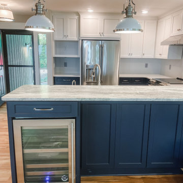 Kitchen Peninsula Wine Refrigerator