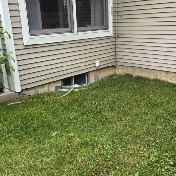 Window Well Drainage Installation Slingerlands, NY Foundation