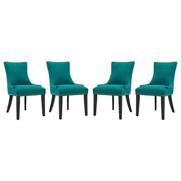 Marquis Dining Chair Set of 4, Teal
