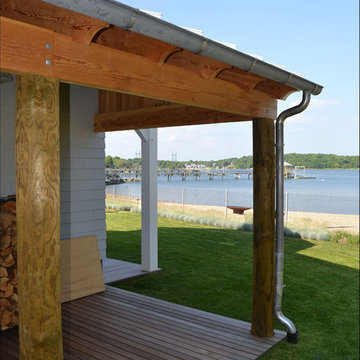 Ocean Front Boathouse and Pool Complex