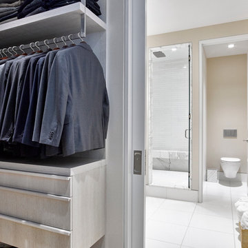 Modern Flatiron Loft Renovation - Walk-in Closet & Master Bath