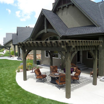Over Sized Timber Frame Pergola Arbor Gazebo Kits