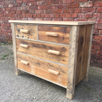 Reclaimed Wood Small Chest of Drawers