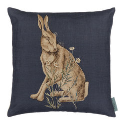 Morris & Co Hare Cushion - Seat Cushions