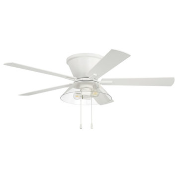 Craftmade IST525 Insight 52" 5 Blade Indoor LED Ceiling Fan - White