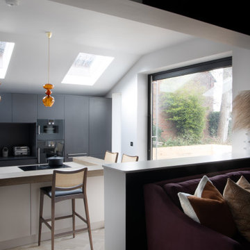 Open Plan Kitchen Dining room and Snug extension