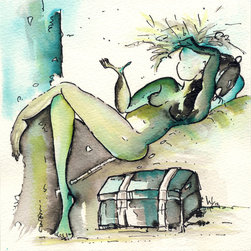 Smaller Works also inspire - these pieces illustrating TS Eliots Poetry - Drawings And Illustrations