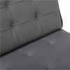 Offex Ashlar Home Indoor Handsome Bonded Leather Chair, Gray