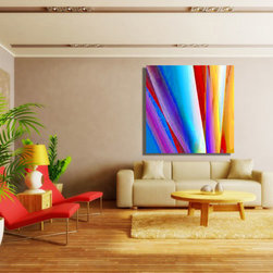 My art on wall - part 2 - JOURNEY square - Artwork