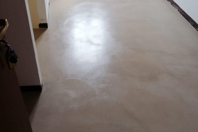 Ecobeton - microcement bedroom refurbishment