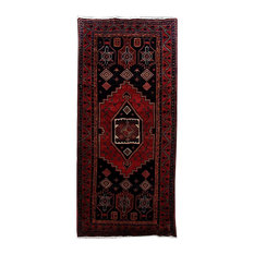 Consigned, Persian Rug, 4'x9', Handmade Wool Hamadan