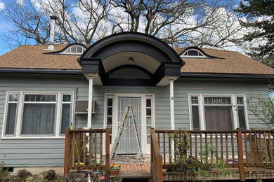 Inspiration for a craftsman exterior home remodel in Portland