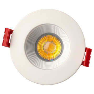 LED Recessed, Daylight 5000k, 2" Snap Trim Canless Downlight 8w, Single