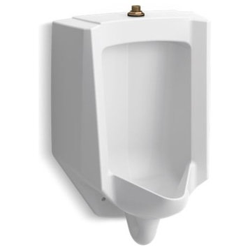 Kohler Bardon High-Efficiency Urinal, Washdown, 0.125 GPF To 1.0 GPF, White