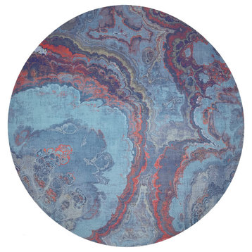 Agate Lava 16" Round Pebble Placemats, Set of 4
