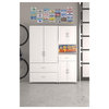 SystemBuild Kendall 36" 2 Drawer 2 Door Cabinet in White Aquaseal