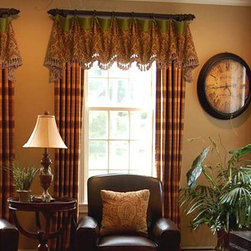 Priority Home & Design - Custom Valance on Drapery Rings - Select From 500+ Fabrics - Valances