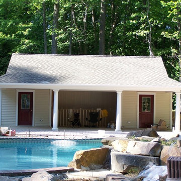 Custom Pool House in Columbus, NJ