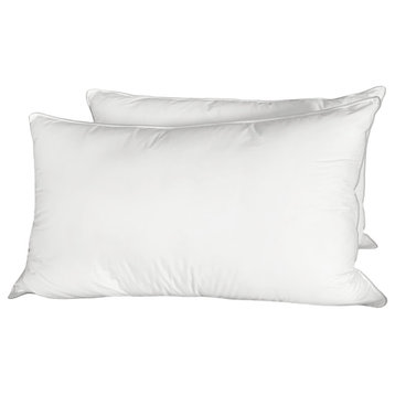 Natural Comfort Allergy Shields Microfiber Pillows, Queen