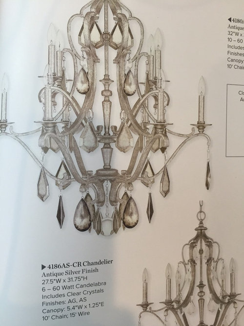 Dining chandelier size and style for size of table