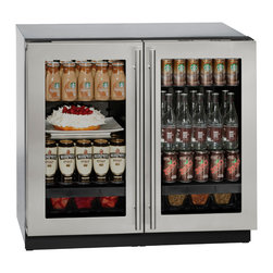 36" Glass Door Refrigerator (3036RRGLS) - Beer And Wine Refrigerators