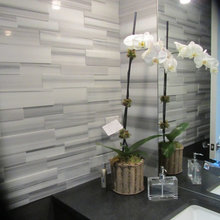 Grey tiles for Daniel's bathroom