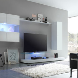 Line 2-2 Italian Wall Unit by LC Mobili - $1,345.00 - Entertainment Centers And Tv Stands